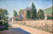 Paul Signac Comblat Castle. painting